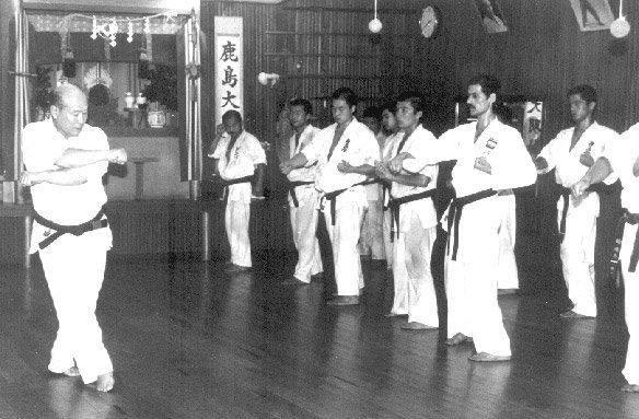 Sosai Mas Oyama в dojo